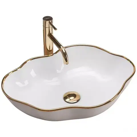 Umývadlá Umývadlo na dosku Pearl Gold Adge
