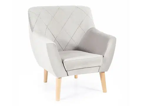 Kreslá Kreslo KIER 1 VELVET buk Signal