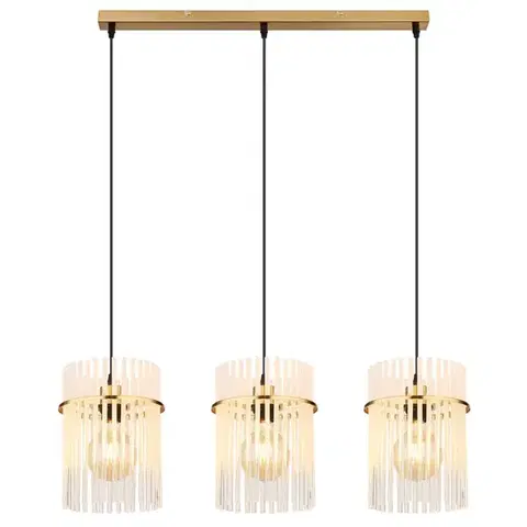 Moderné lampy do obývačky Luster 15698-3HM Gold LW3