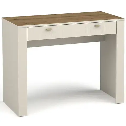 Toaletné stolíky Toaletný Stolík Mossa M10 dub whisky/cashmere