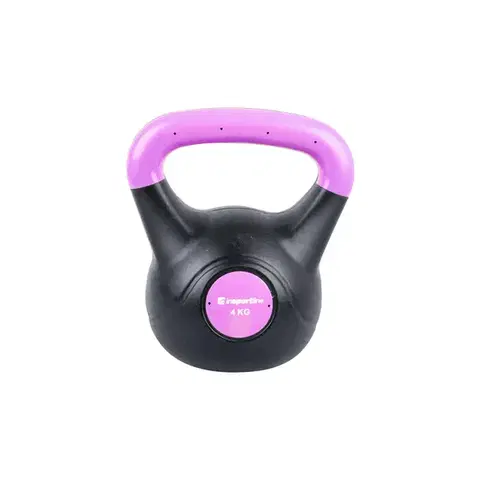 Kettlebell Činka inSPORTline Vin-Bell Dark 4 kg