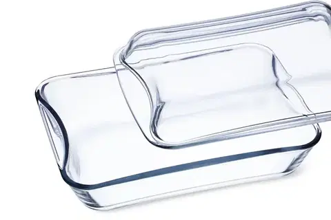 Pekáče, plechy MAKRO - Pekáč hranatý 3,2L a veko 2,2L