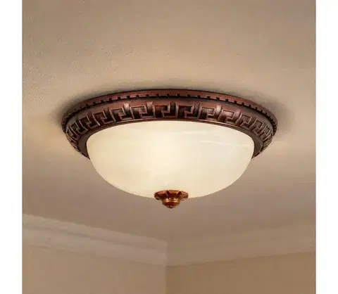 Svietidlá BRILAGI - Stropné svietidlo FRESCO 2xE27/40W/230V Ø 30 cm medené BRSX6095/2C/M