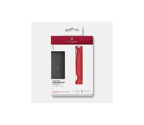 Kuchynské potreby Victorinox - Zatvárací nôž SWISS CLASSIC 11 cm červený + krájacia doštička 6.7191.FC1