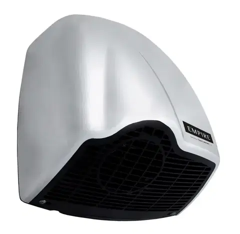 Doplnky do kúpeľne SAPHO - EMPIRE U-NIK AUTOMATIC bezdotykový tryskový sušič rúk 230 V, 1850 W, 262x305x165, ABS plast, strieborna lesk 9812