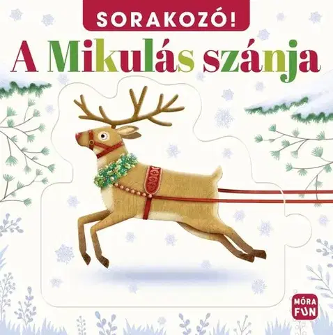 Leporelá, krabičky, puzzle knihy Sorakozó! - A Mikulás szánja