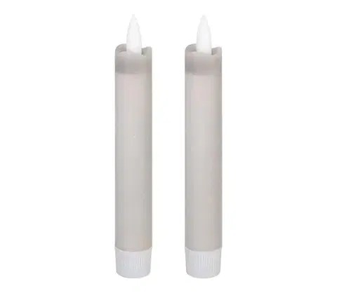 Svietidlá Eglo 422223 - SADA 2x LED Sviečka ANTANABE LED/1xAAA 15 cm šedá 422223