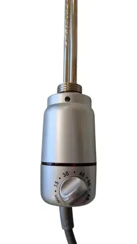 Radiátory do kúpeľne OLSEN SPA - Vykurovacia tyč s termostatom - Farba vykurovacie tyče - Chróm - matný, Výkon vykurovacie tyče - 1200 W RADPST462