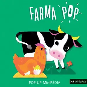 Leporelá, krabičky, puzzle knihy MiniPÉDIA Farma POP POP-UP - Géraldine Cosneau