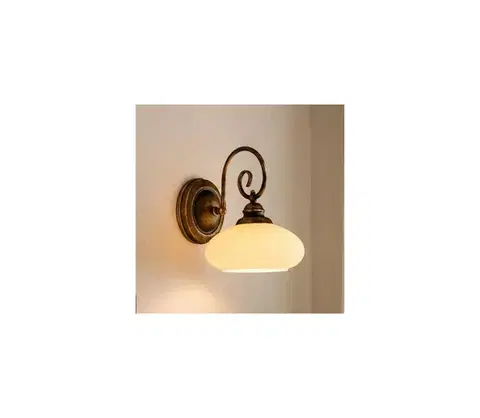 Svietidlá BRILAGI - Nástenné svietidlo MOLLERO 1xE27/15W/230V bronz/patina 2141