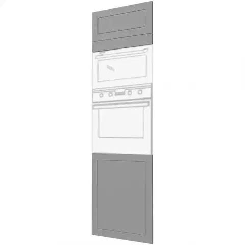 MDF fronty PVC Dvierka Quantum D14RU dust grey