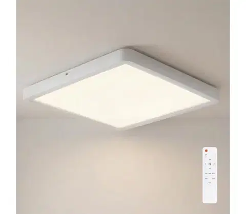 Svietidlá Brilagi - LED stmievateľné stropné svietidlo ESTELA SQUARE LED/36W/230V 31x31 cm biela + diaľkové ovládanie WO800-OEM52-WHT-REM