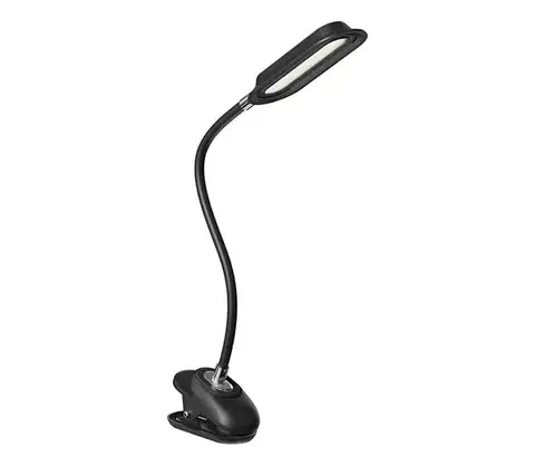 Lampy  08998L - LED+CCT stmievateľná stolná lampa s klipom CLIP 7,5W/230V čierna 08998L