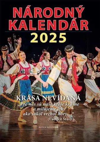 Slovenské a české dejiny Národný kalendár 2025 - Kolektív autorov