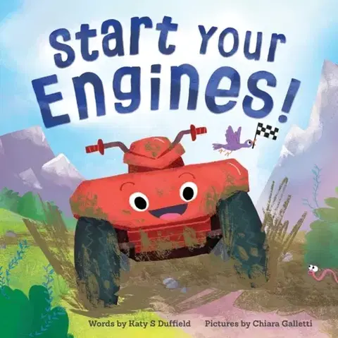 Leporelá, krabičky, puzzle knihy Start Your Engines! - Katy Duffield