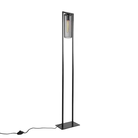 Stojace lampy Moderná stojaca lampa čierna - Balenco Wazo