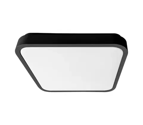 Svietidlá Brilagi-LED Kúpeľňové stropné svietidlo ZENNA LED/18W/230V 28,5x28,5 cm IP44 čierna BRW3094-18W/CR