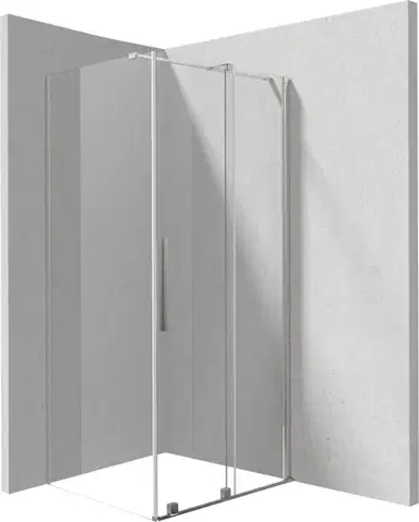 Sprchovacie kúty DEANTE - Prizma krátka ku kolmej stene/dlhá k paralelnej stene sprchovací kút, obdĺžnikový, 120x80 cm; KPN0P12S08