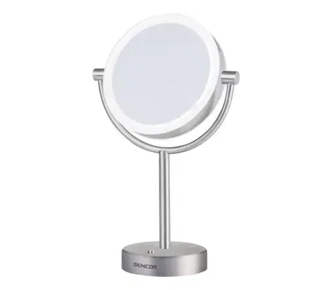 Kúpeľňové zrkadlá Sencor - Kozmetické zrkadielko s LED podsvietením LED/5W/230V nerez 41009865