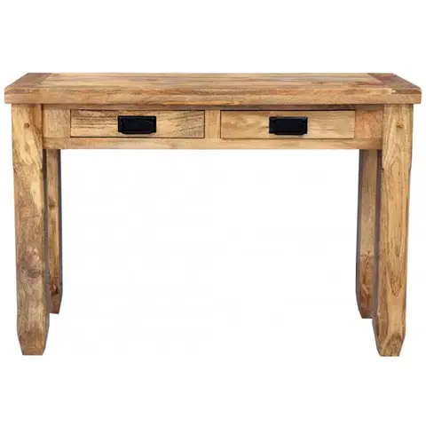 Konzolové stolíky Konzolový stolík Devi 110x76x40 indický masív mango