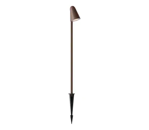LED osvetlenie Redo 90706 - LED vonkajšia lampa NIVALIS LED/6,8W/230V 3000K 82 cm IP65 hnedá 90706