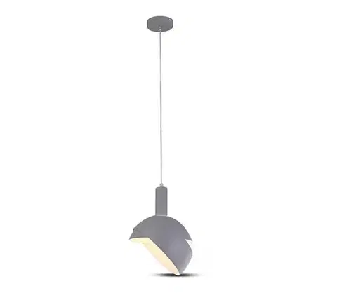 Svietidlá  Luster na lanku 1xE14/60W/230V šedá 3922