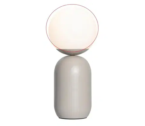 Lampy Nordlux - Náhradné sklo pre stolnú lampu NOTTI E14 4860999