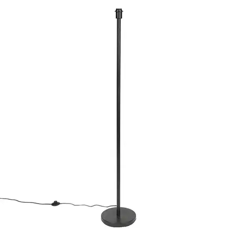 Stojace lampy Moderná stojaca lampa čierna bez tienidla 149 cm - Simplo