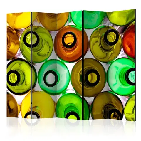 Paravány Paraván Bottles (background) Dekorhome
