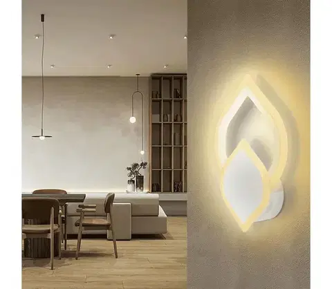 Svietidlá  B.V.  - LED Nástenné svietidlo LED/20W/230V 2700K biela B10304N7B