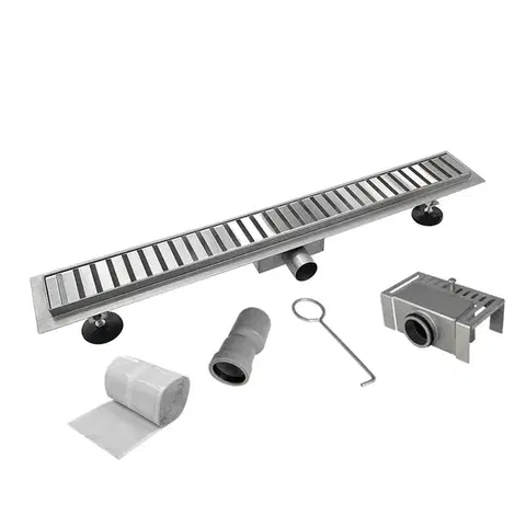 Sprchovacie kúty Mereo Odtokový sprchový žľab 70 cm, vr. roštu STRIP CZ121