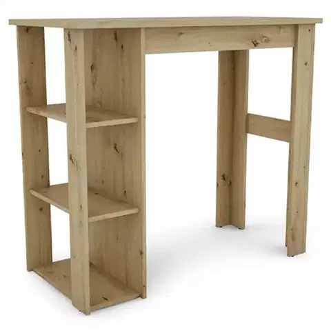 Jedálenské stoly Barový stôl Vistig 120x58x108cm Dub 654774