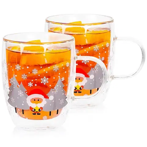 Hrnčeky a šálky 4Home Termo pohár Mug Santa Hot&Cool 270 ml, 2 ks