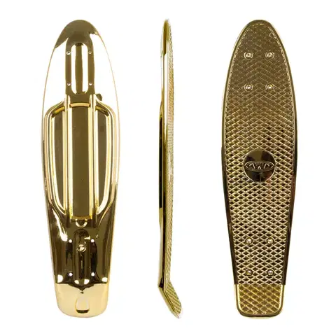 Skateboard dosky Doska pre pennyboard WORKER Mirria 22.5*6" zlatá