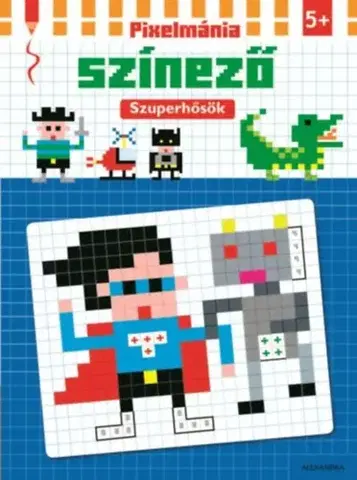 Pre deti a mládež - ostatné Pixelmánia színező - Szuperhősök