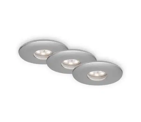 Svietidlá Briloner 7240-039 -SADA 3x LED Kúpeľňové podhľadové svietidlo LED/1,8W/230V IP44 7240-039