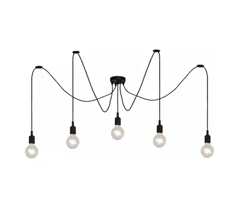Svietidlá Lucide 08408/05/30 - Luster na lanku FIX MULTIPLE 5xE27/60W/230V pavúk 08408/05/30