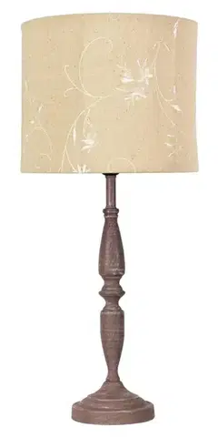 Stolové lampy Béžová kancelárska stolová lampa Safari 60W E27