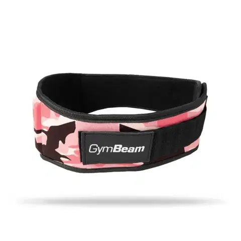 Opasky na cvičenie GymBeam Dámsky fitness opasok Pink Camo  M