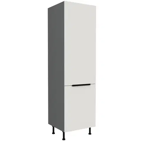 Kuchynské skrinky stojace Kuchynská skrinka Aria-Wh/Ant Anti Fingerprint 60dk-215 2f