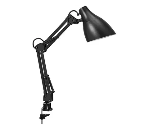 Lampy Osram - Stolová lampa so svorkou DESK LINE 1xE27/11W/230V čierna 4099854464614