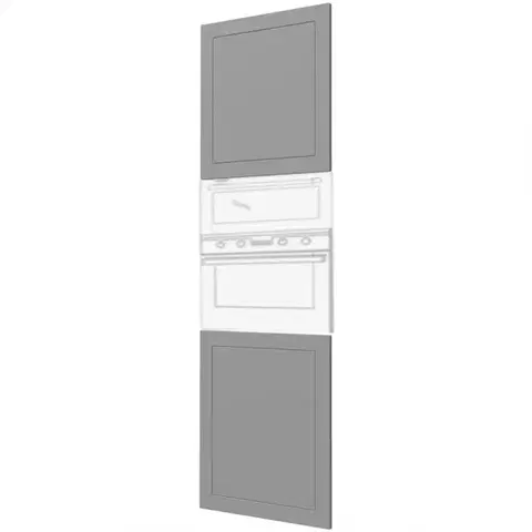 MDF fronty PVC Dvierka Quantum D14RU/2D dust grey