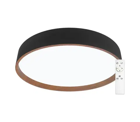Svietidlá Top Light - LED Stmievateľné stropné svietidlo LED/51W/230V + DO čierna/hnedá Dekor 50C RC