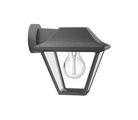 Svietidlá Philips - Vonkajšie nástenné svietidlo ALPENGLOW 1xE27/60W/230V IP44 871951441757100