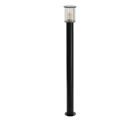 Záhradné lampy Argon 8750 - Vonkajšia lampa NORFOLK 1xE27/15W/230V IP44 124cm čierna 8750