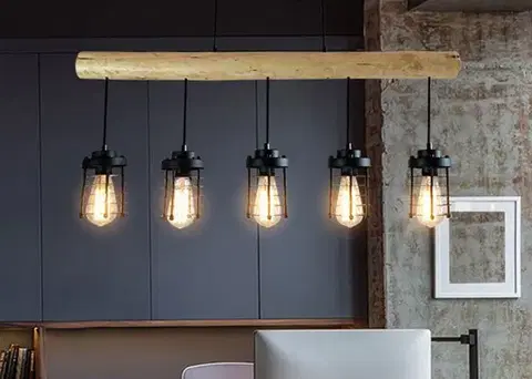 Osvetlenie Závesná lampa Dekorhome