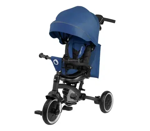 Trojkolky Lionelo - Detská trojkolka TRIS PLUS Blue Denim 5903771707435