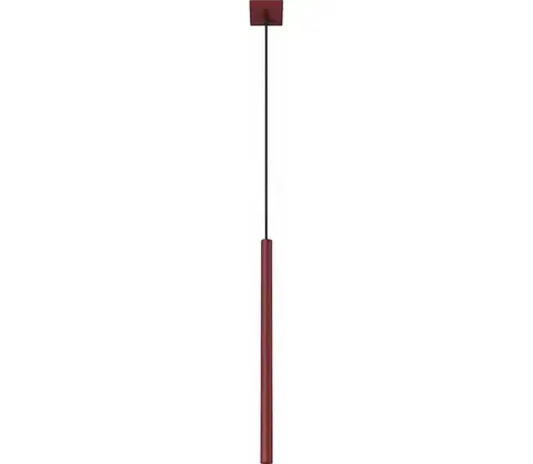 Svietidlá  SL.2121 - Závesné svietidlo PASTELO 1xG9/8W/230V červené SL.2121
