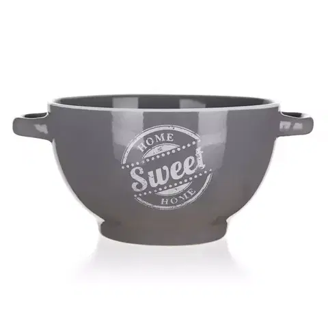 Dekorácie a bytové doplnky Šalátová misa Sweet Home 660 ml šedá 60337165