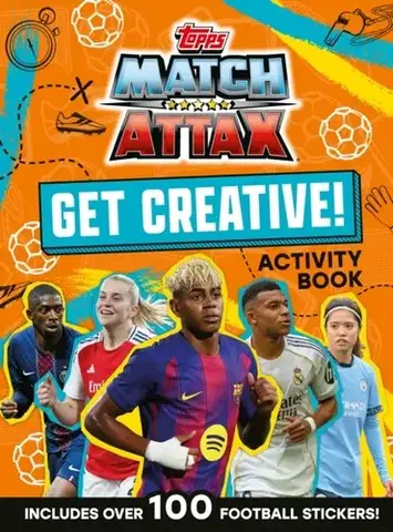 Nalepovačky, vystrihovačky, skladačky Match Attax Get Creative Sticker Activity Book - Attax